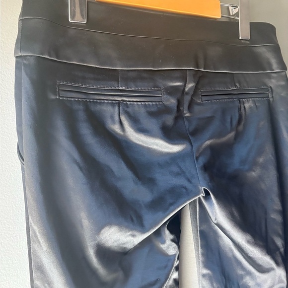 Bebe, size 4, Black Faux satin flared Pants - Picture 7 of 11